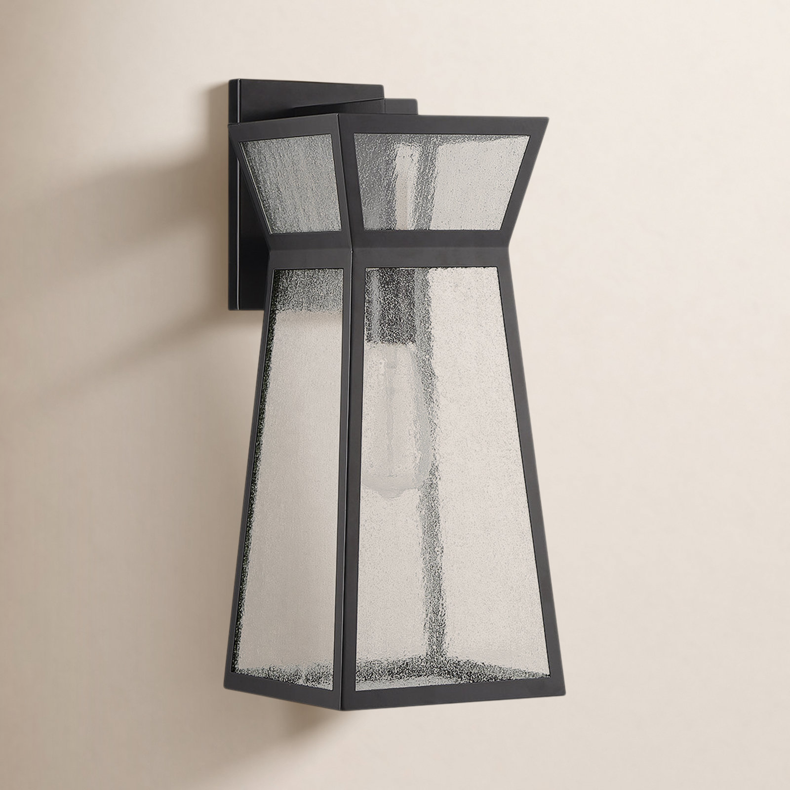 Baltic Outdoor Wall Lantern, 18.75" H x 7.5" W x 9" D