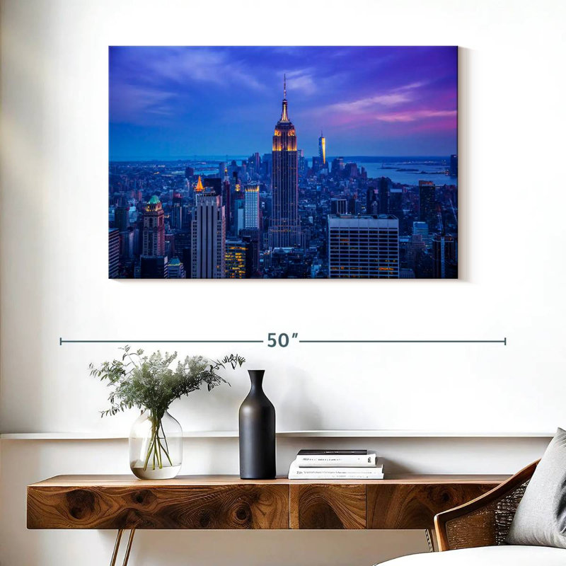 Lilie Dusky Empire State Building, H 26 po x l 39 po