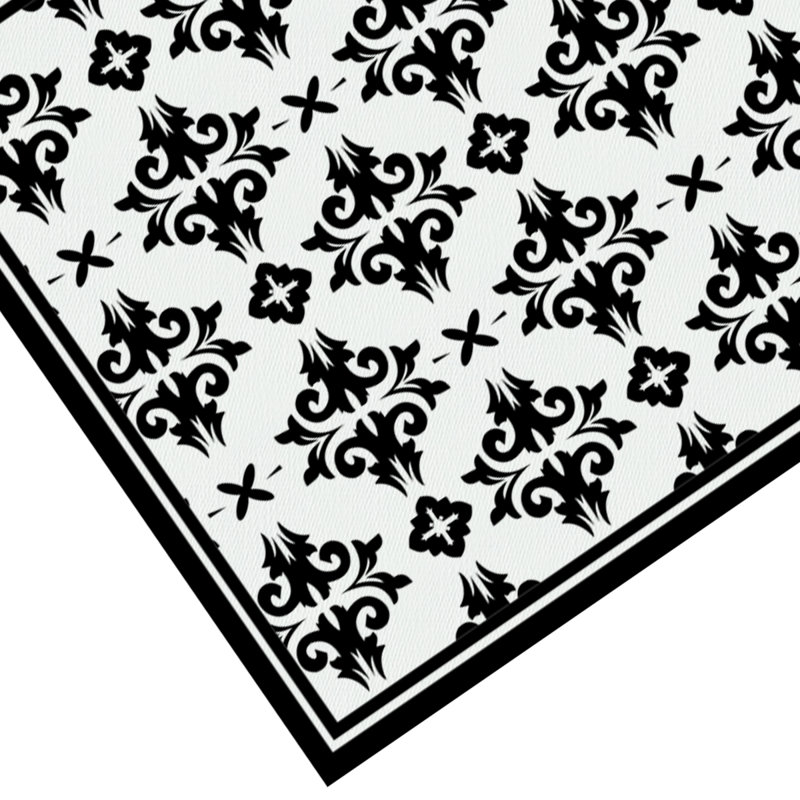 Tapis de sol en vinyle Davanti - Collection Alhambra Gardens, Tapis de couloir 2 pi x 5 pi