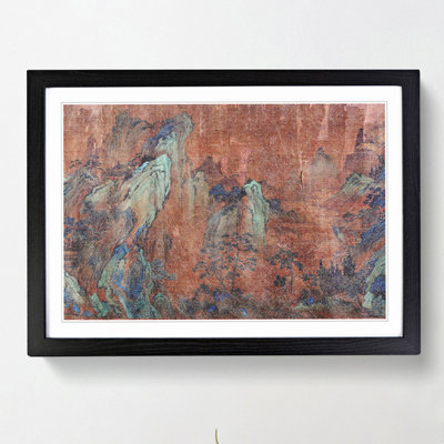 Landscape View by Qiu Ying - Framed Print