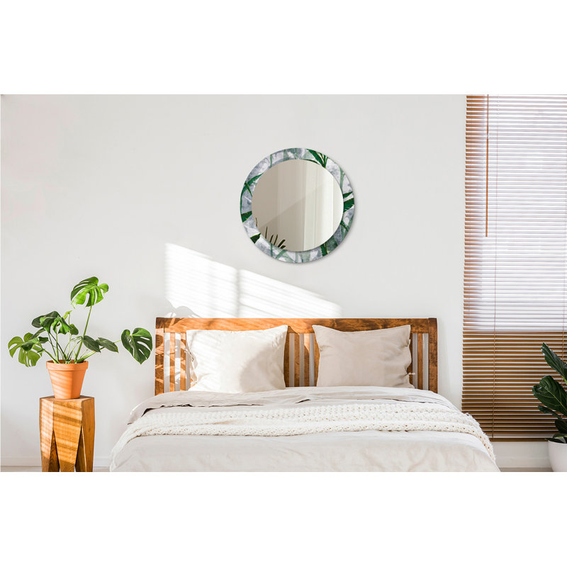 Huldar Glass Flat Wall Mirror