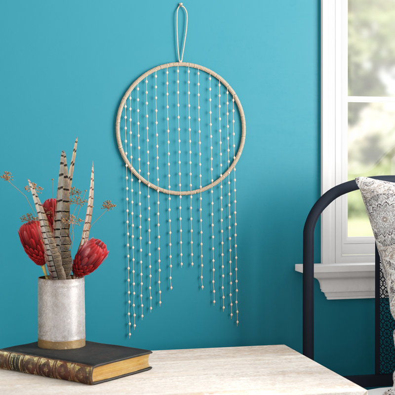 Suspension murale en coton, blanc