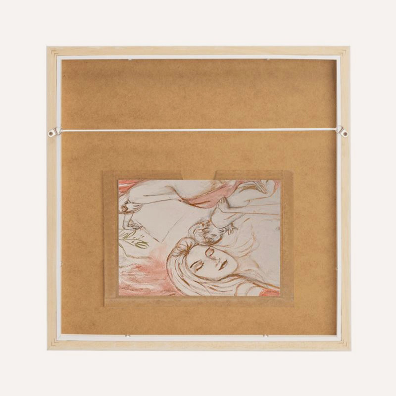 Limited Edition 12 x 12 in. "Four Seasons" Framed Silk Scarf by Fanyu Lin