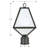 Maribel Black Charcoal 1 -Light Hardwired Lantern Head-726171903