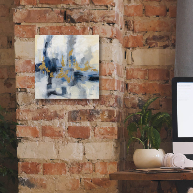 «Midnight Embrace» par Silvia Vassileva, art mural sur toile, H 12 po x l 12 po x P 0,75 po
