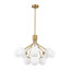 Lustre spoutnik 12 lumières Mid-Century