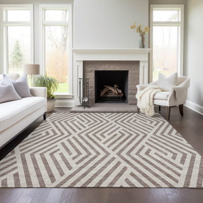 Altair Washable Geometric Indoor / Outdoor Rug
