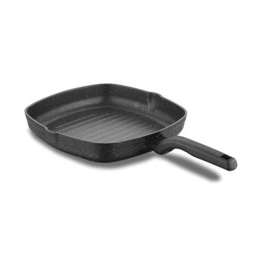ESLITE LIFE Nonstick Grill Pan with Lid for Stove Tops 9.5 Inch