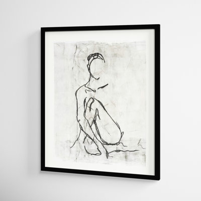 Embellished Nude Contour II Print