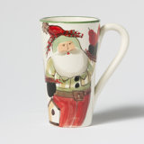 Old St. Nick Earthenware Latte Mug