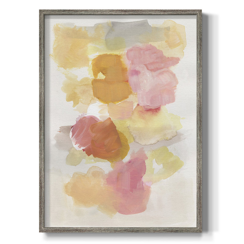 Warm Petals II, reproduction encadrée - bois massif, H 21 po x l 17 po