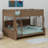 Bunk Bed With Storage Cabinets And USB Ports-2022728660-2022728657