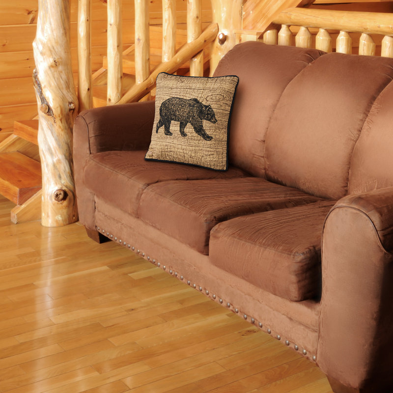 Donna Sharp Oakland Bear Square Throw Pillow
