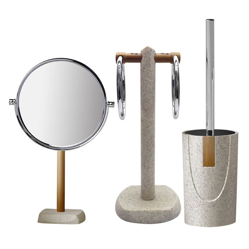 Cress Resin Bathroom Accessory Set