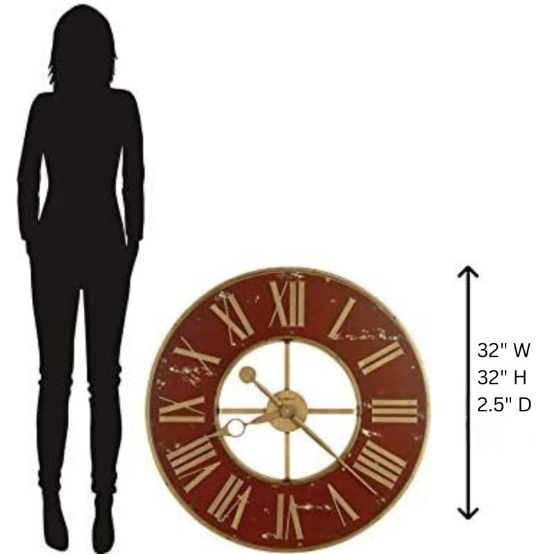 Oversized Boris 32" Wall Clock