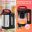 Mélangeur électrique 1,6 L 4-en-1 multifonctionnel avec soupe et panneau de contrôle LCD 2 à 5 portions