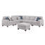 Canapé modulaire avec repose-pieds Sam
