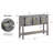 Query 48" Solid Wood Sideboard Console Table With 2 Drawers And Cabinets