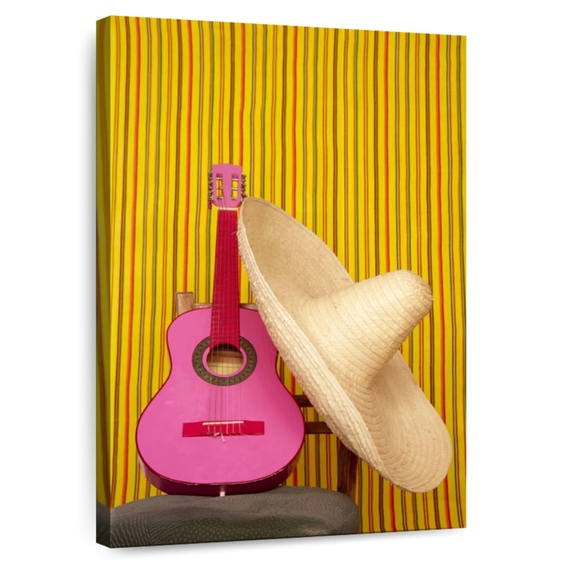 Guitare mexicaine Abarca, H 39 po x l 26 po