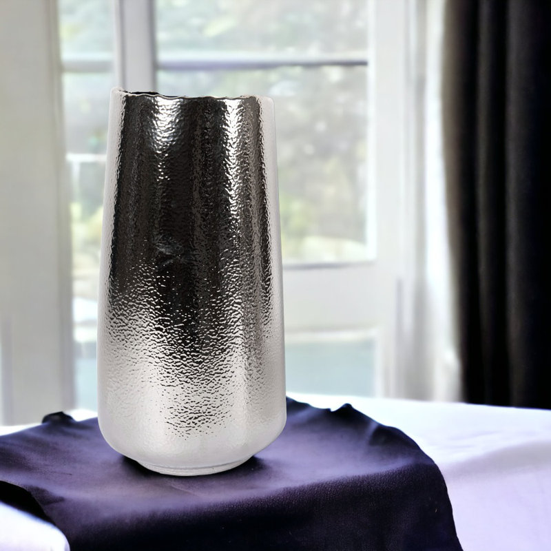 Vase de table en céramique Janyhia, Argent