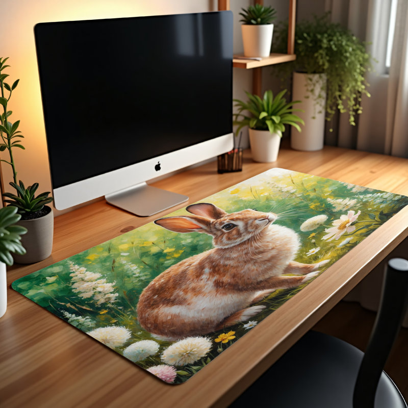 Polyester Desk Pad, 23.6x13.8