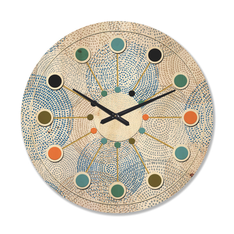 Horloge murale abstraite I, Grand