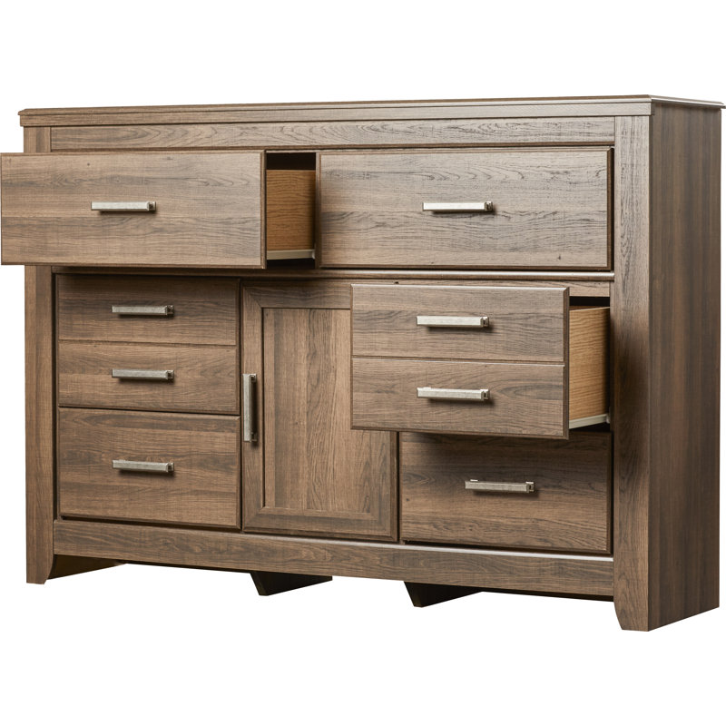 Commode combinée 6 tiroirs Keicha