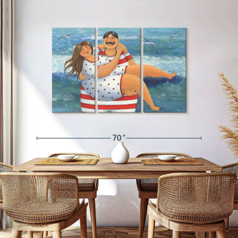 Couples Hold Tight, 36" H x 57" W