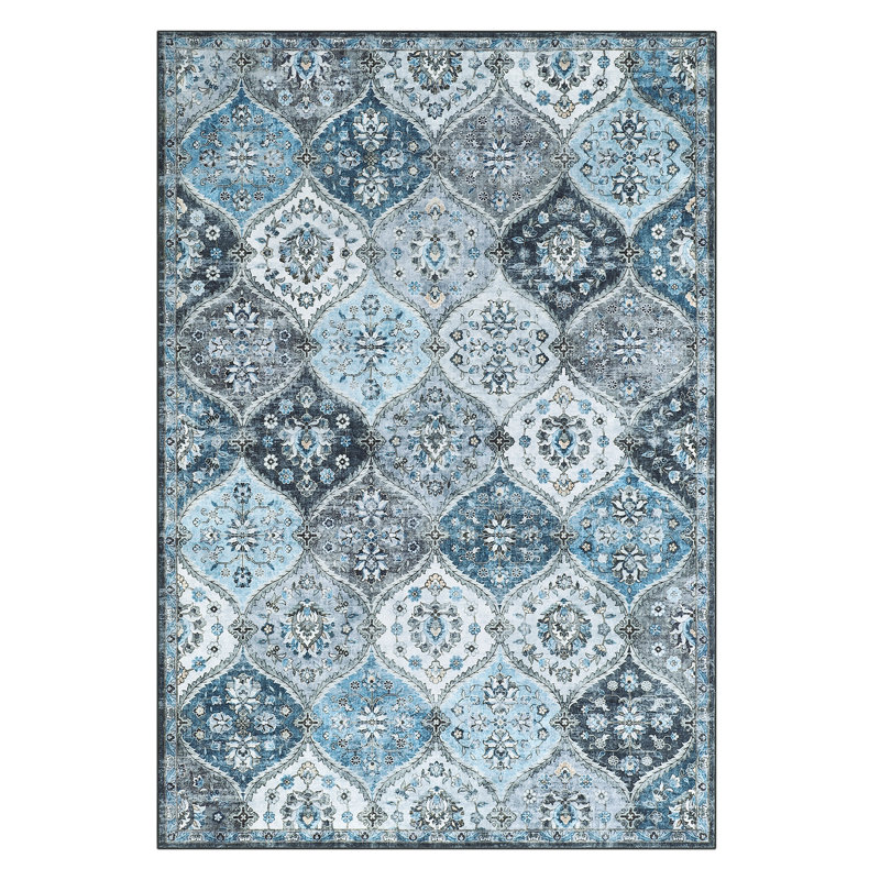 Sharmel Washable Indoor Rug, Rectangle 8' x 10'