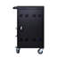 Chariot de charge pour 30 tablettes et ordinateurs portables, avec verrou et roues