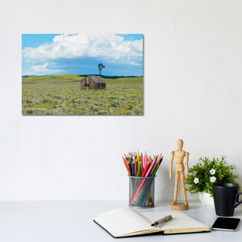 Barn Scene IV by James McLoughlin - Wrapped Canvas Print, 20.32cm H x 30.48cm W