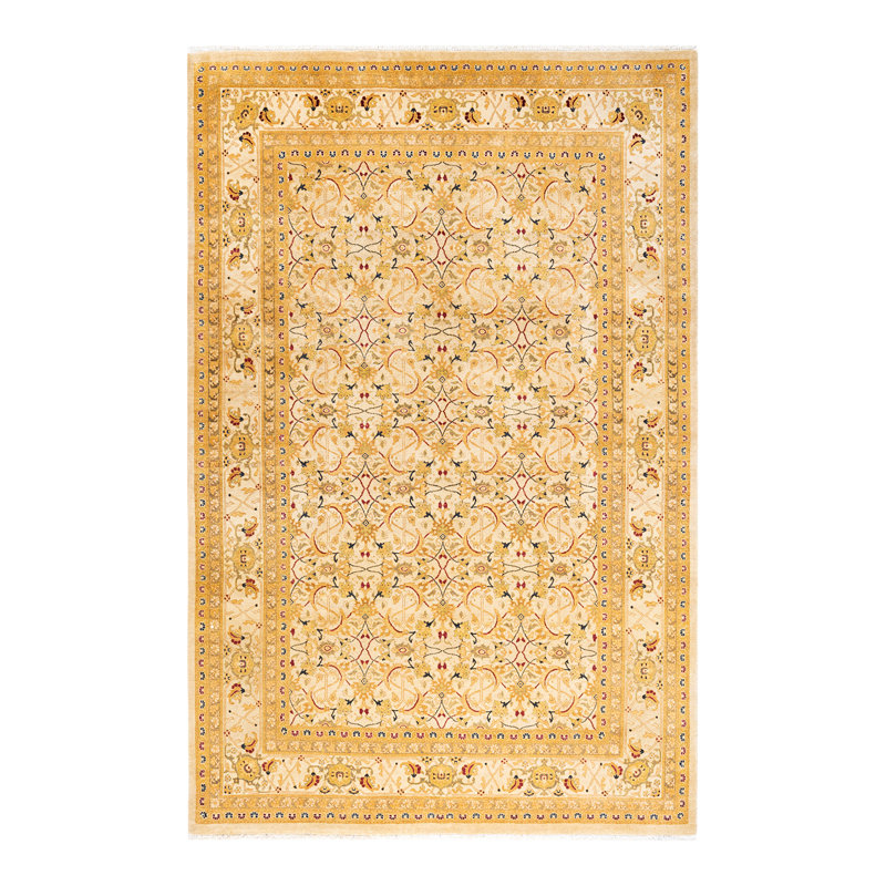 Classic One-of-a-Kind 6' 0" X 9' 2" Hand Knotted Area Rug