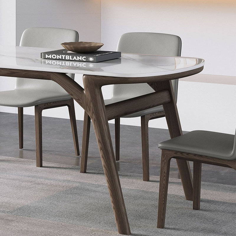 Tiso Rectangular Dining Set, 29.52"H x 70.86"L x 35.43"W