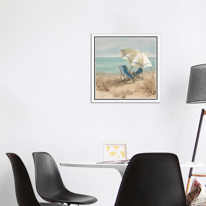Summer Vacation II by Carol Robinson - Wrapped Canvas Painting, 93.98 cm H x 93.98 cm W, White Framed