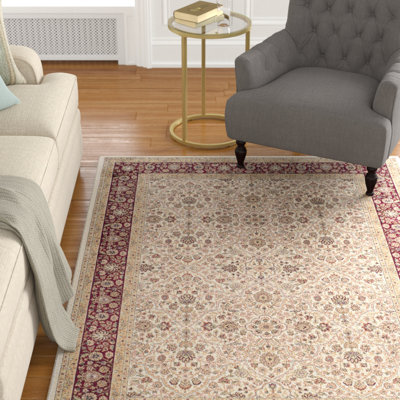 Tapis oriental à motif de viscose Carolus