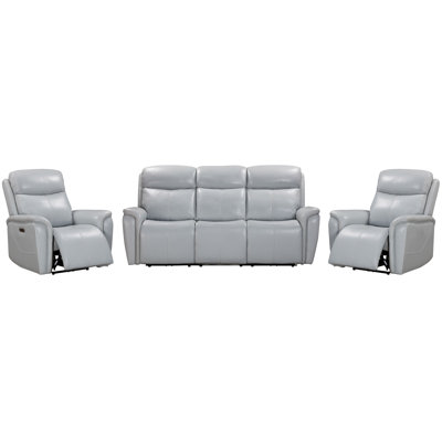 Allysia Power Reclining Sofa And Two Recliners
