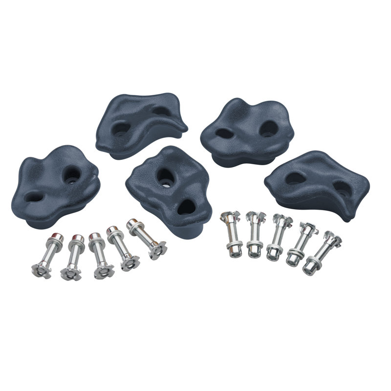 SwingKing Plastic / Acrylic Climbing Rocks with Mounting Hangers