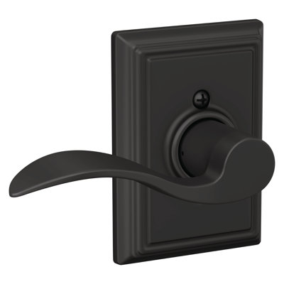 Schlage Accent Passage Door Lever with Addison Rosette