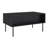 Dimattia Black Fluted Coffee Table with Storage