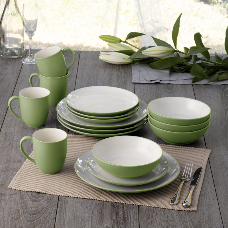 Service de table 16 pièces, service pour 4 Noritake Colorwave, Pomme