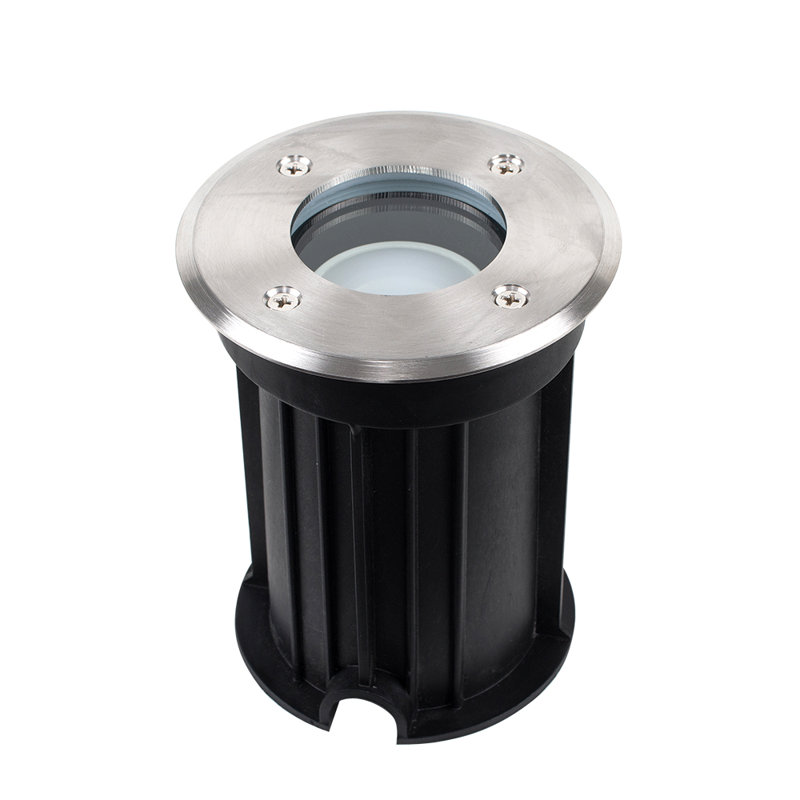 Black No Power Source Required / Manual Aluminum Well Light