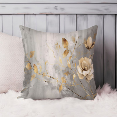 Floral Golden Flower Modern