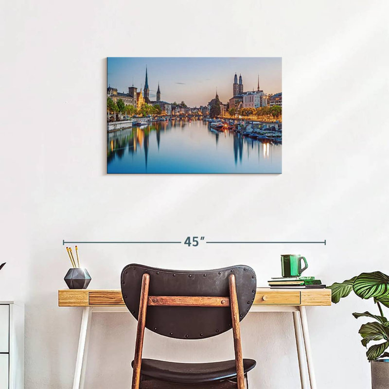 Kavia Limmat River, 20" H x 30" W