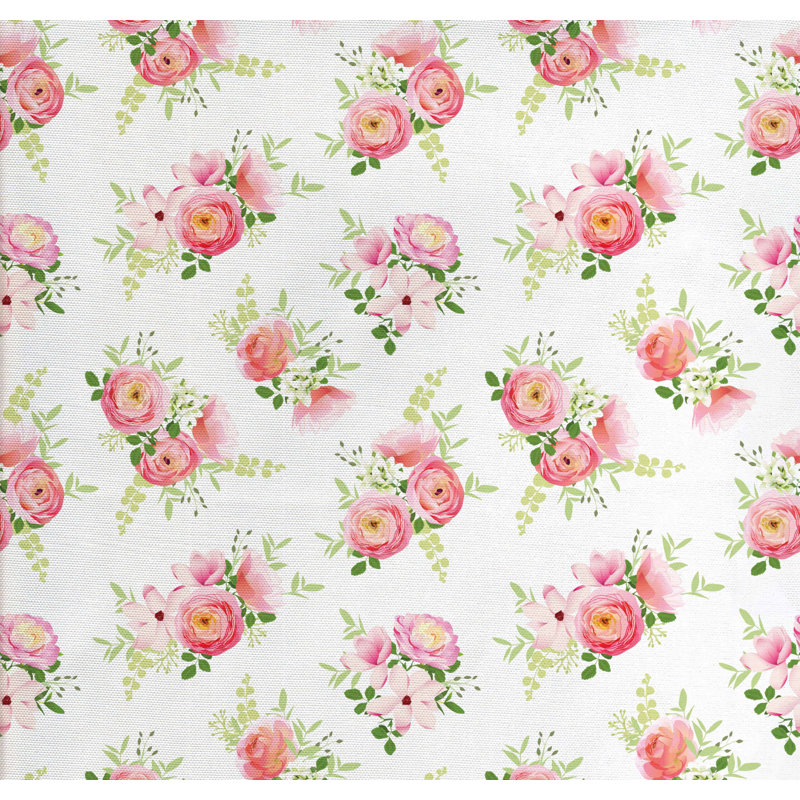 Tissu de flore shabby, H 36 po x l 58 po x P 1 po