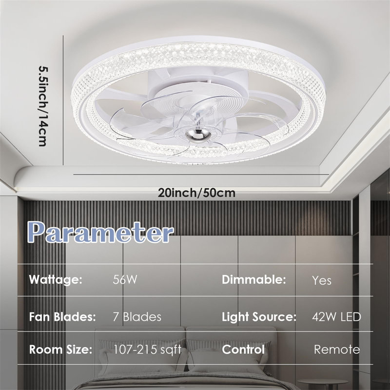 Ceiling Fan with LED Lights