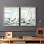 NAUTICAL Series L-Premium, reproduction encadrée prête à accrocher - aucun clou requis - aucun clou requis-793199084-793199061