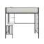 Lit mezzanine simple avec bureau et tablettes-1789409599