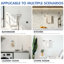 Ensemble 5 pièces d'accessoires de salle de bain en acier inoxydable nickel brossé Topcraft