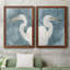 Watercolor Heron Portrait I, toile encadrée de qualité supérieure - prête à être accrochée-1273515512-1273515495
