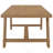 Gavilon Brown Rectangular Trestle Base Dining Table